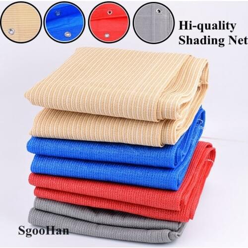 2x3m Hi-Quality Anti-UV Shading Net Succulent Plant Cover Shelter Swimming Pool Sunshade Net Car Terrace Outdoor Awning Custom
