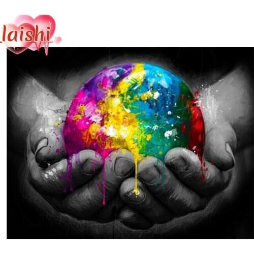 5D DIY Diamond Painting Hand magic ball Cross Stitch Kits Embroidery Full Mosaic Rhinestone Craft Lovers for Home Decor pictures