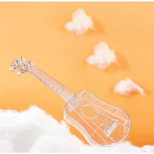 Accessories Practice Ukulele 23 Inch Note Transparent Adults Kids Ukulele Musical Instrument Travel Guitar Guitarra Music HX50LL