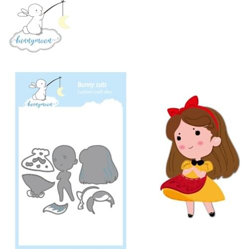 CH Headband Girl Stencil Metal Cutting Dies For Scrapbooking DIY Cards Album Decoration Embossing Folder Stencils Wedding Die