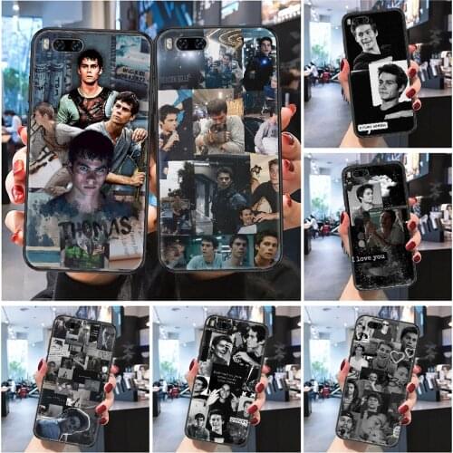 Dylan O'Brien Teen Wolf Maze Runner Phone case For Xiaomi Mi Max Note 3 A2 A3 8 9 9T 10 Lite Pro Ultra Frosted black trend Etui