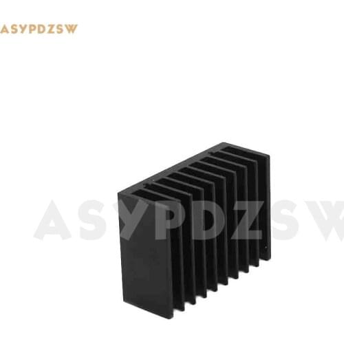 Black full aluminum DIY LM1875 Audio power amplifier heat sink High 47mm or 57mm Optional