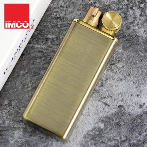 IMCO New Classic Retro Kerosene Lighter Brass Wheel Igniter Creative Personality Mens Smoking Accessories Tool