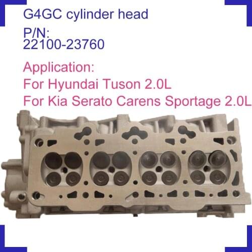G4GC Gasoline petrol engine cylinder head kit assy 22100-23760 22100 23760 for Hyundai Tuson Kia Carens Sportage Serato 2.0L