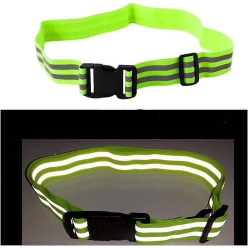 Hot High Reflective Safety Belt Shoulder Strap Night Riding Running Outdoor Sports Traffic Protection Adjustable Reflective