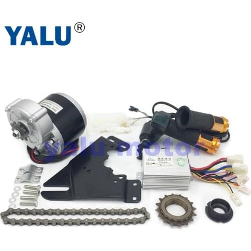 24V36V 350W Electric Bike Conversion Kits MY1016Z3 E-bike Kit with Electric Scooter Bicycle Brake Level and Throttle(Side Mount)