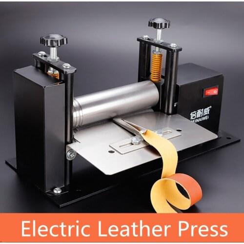 Small Electric Leather Stretching Machine Manual Glue Cylinder Machine Pulling Shoulder Strap Cylinder Pressing Leather Machine