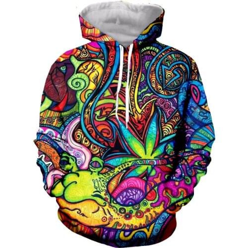 New arrive popular cool trippy weeds series hoodies 3D printed Jacket men/women Ropa casual streetwear sweatshirts Drop ship