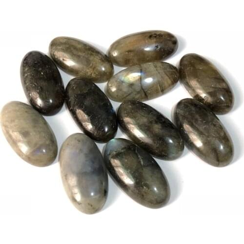 Wholesale Labradorit Gem Cabochon 15x29mm Ovals Gem stone Cabochon CAB Gem Ring Face,5pcs/lot Normal quality