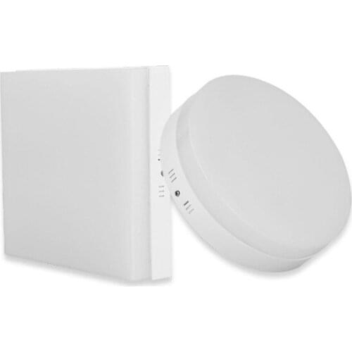 Free shipping 6W/12W/18W/24W Round Led Panel Light Surface Mounted Downlight lighting Led ceiling down AC 110-240V + Driver