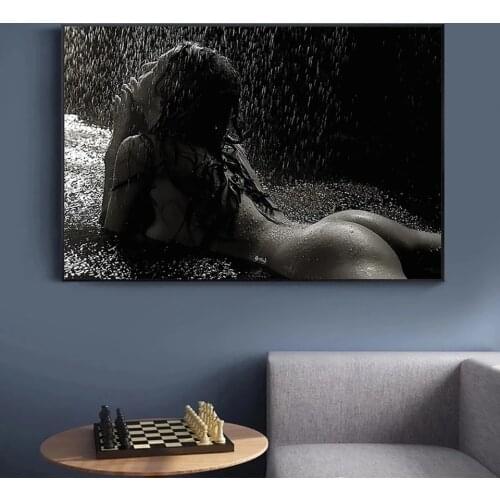 Modern Abstract Naked Women Canvas Paintings Super Sexy Body Posters and Prints Cuadros Wall Art Pictures Living Room Home Decor