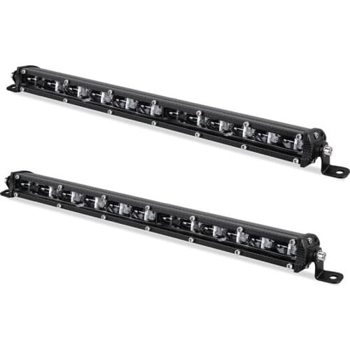 6D Ultra Slim 13 inch Led Light Bar Driving Light Work Light Wide Flood Beam 12V For Car Offroad ATV UAZ Truck
