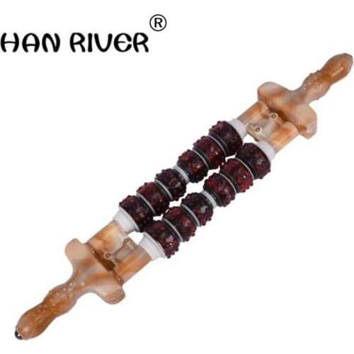 HANRIVER Magic roller magnetic therapy massage stick back cervical lumbar leg care meridians "
