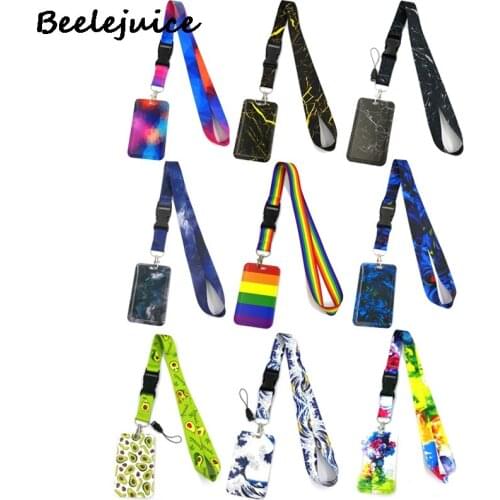 Funny Style ID Card Holder Lanyard for Keys Phone Cool Neck Strap Lanyard for Camera Whistle ID Badge Cute webbings ribbons Gift