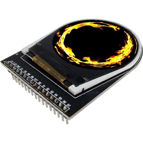 1.5 inch TFT LCD module round Circle screen full color display panel MCU 8 bit ILI9331 driver 240x240 resolution PCB base board