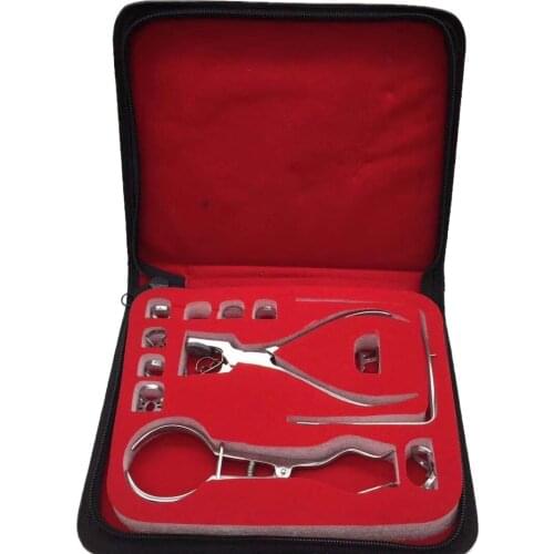 1 Set Teeth Care Dental Dam Perforator Dental Dam Hole Puncher Dental Rubber Dam Puncher For Dental Lab