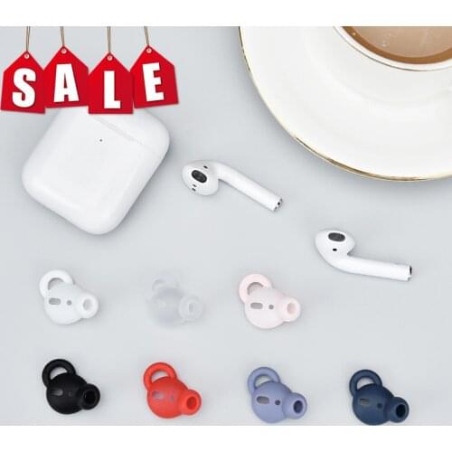 1 Pair Soft Silicone Protective Earhooks For AirPods Anti-slip Ear Hook Earphone Holders Cover Case For AirPods Ear Buds Headset