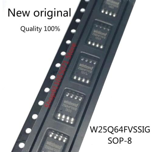10PCS/LOT W25Q64FVSSIG W25Q64FVSIG 25Q64FVSSIG 25Q64FVSIG 25Q64FVS1G W25Q64 25Q64 SOP8 Original In Stock
