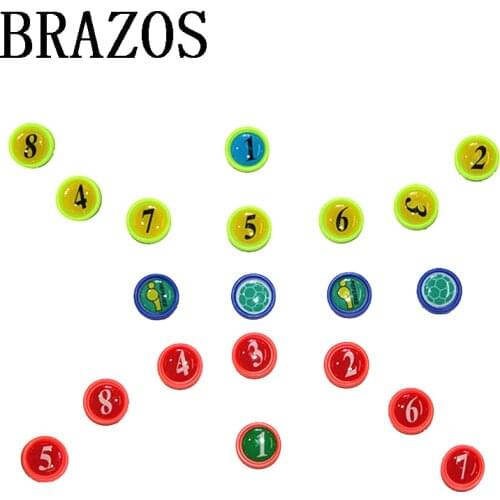 20pcs Magnetic Handballl Board Chess Pieces Epoxy Handball Sport Tactic Coach Board Ice Hockey Training Handebol Accessories