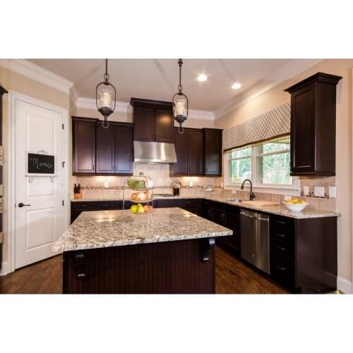 2017 solid wood kitchen cabinets traditional armadio da cucinakitchen furnitures with kitchen island S1606019