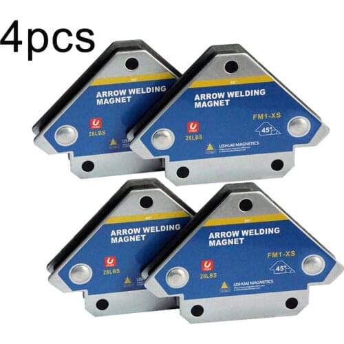 4pcs 28LBS Magnetic Welding Holders Multi-angle Solder Arrow Magnet Weld Fixer Positioner Ferrite Auxiliary Locator Tools