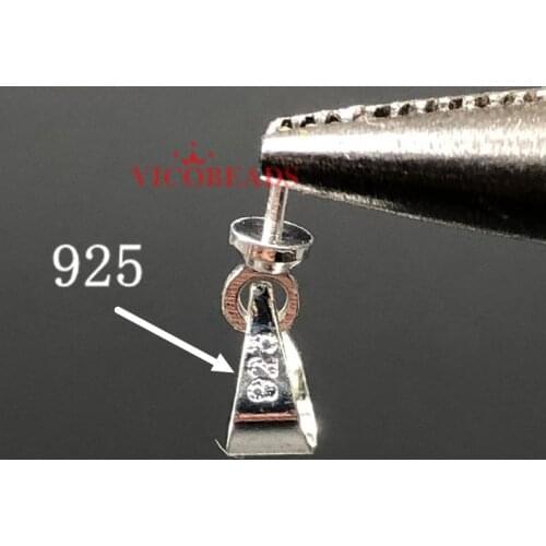 50PCS A Lot Design Jewelry Findings 925 Silver Plated Bail Beads Cap Connectors For Pendants Nice