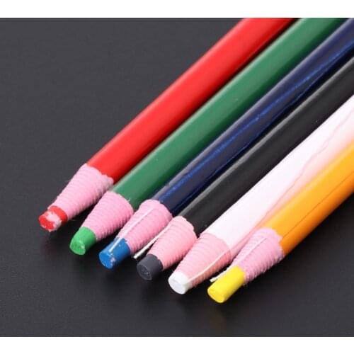 6 Colors Markers For Metal Glass Fabric China Graph Peel Off Grease Wax Pencil A6HE
