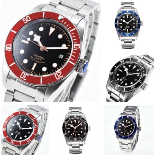 41mm Steel Strap Mens Watch ST16 Miyota8215 Automatic Movement Stainless Steel Case Sapphire Glass Green Luminous Dial and Hand