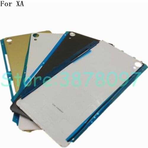 Original For SONY Xperia XA F3111 F3113 F3115 Rear Battery Cover Door Back Cover Housing With Logo