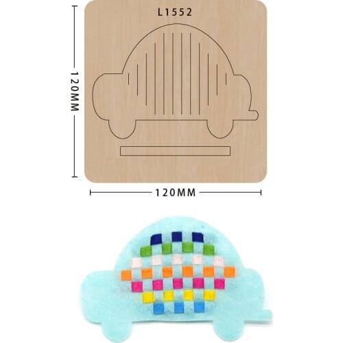Wood Moulds Die Cut Scrapbook Diy Little Car Handmade Crafts Making Decor Supplies Dies Template