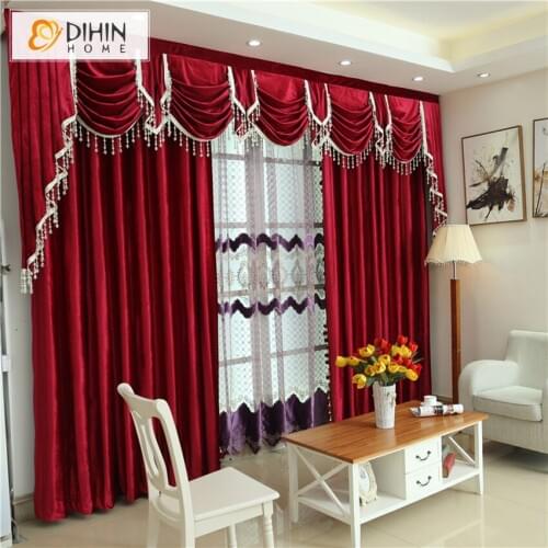 DIHIN HOME Velvet Curtains For Windows