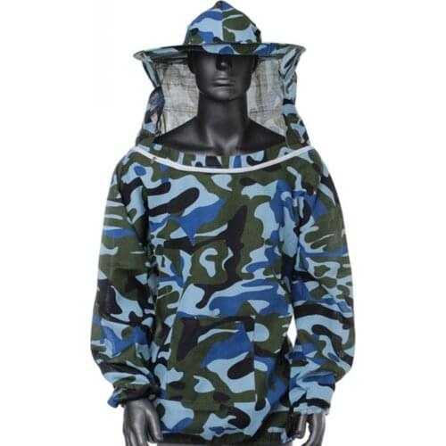 Breathable Beekeeping Jacket Smock Protective Suit Clothes Bee Keeping Hat Sleeve Beekeeper Clothing Protector Equipment WF106