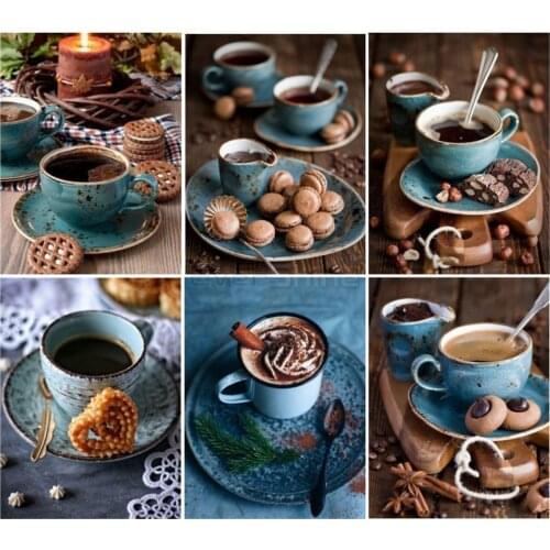 EverShine 5D DIY Diamond Painting Full Square Coffee Cross Stitch New Arrivals Diamond Embroidery Scenery Home Decoration