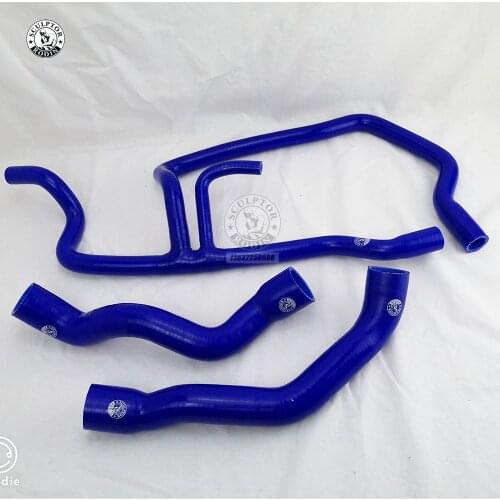 Silicone Radiator Hose kits FOR BMW E34 525i 525 530i 530 (3Pcs)Red/Blue/Black