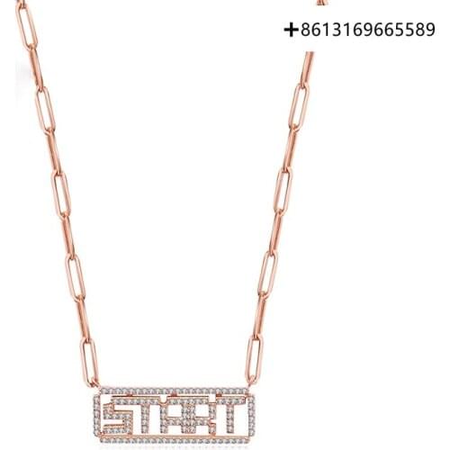 Fashion classic 925 silver YOUWIN necklace for women trendy all-match couples gift stars