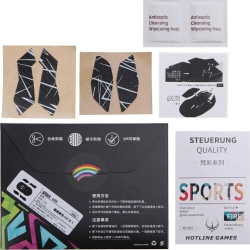 YYDS 5.12x3.94in Mouse Skin Mouse Anti-slip Tape Mouse Skates Side Stickers for logitech G900 G903 Mouse Moisture Wicking