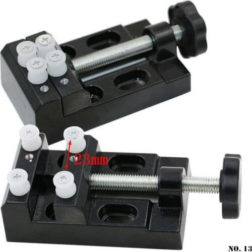 Bench Vise Miniature Clamp on Table Bench Vise Tool Vice Muliti-Funcational Table Vice Carving Bench Clamp Drill Press Flat Vice