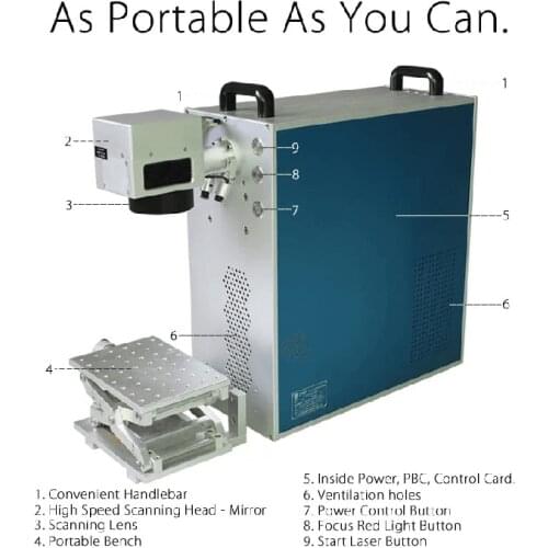 2021 New MAX Raycus and JPT fiber laser marking machine metal engraving machine