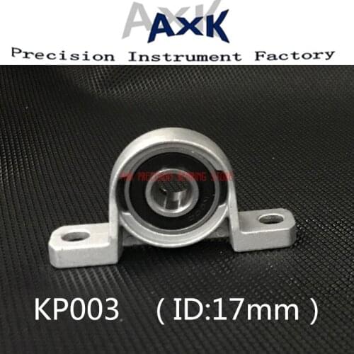 2019 New Real Rolamentos 4 Pcs 17mm Caliber Zinc Alloy Mounted Bearings Kp003 Ucp003 P003 Insert Bearing Pillow Block Housing