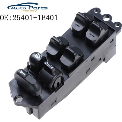 New Maste Power Window Control Switch For Nissan Bluebird Pulsar Altima Stanza Sunny Sentra 25401-1E401 254011E401