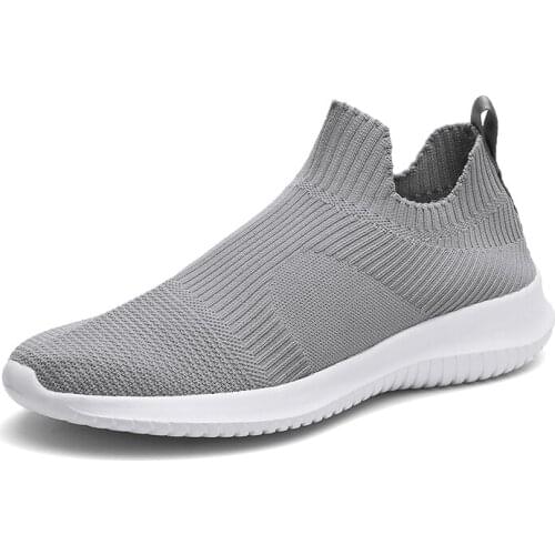 Spring Summer Men Running Shoes Comfortable Breathable Casual Shoes Male Light Weight Non-slip Walking Jogging Sock Flats 2019
