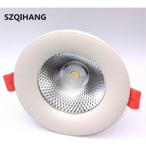 Super Bright Recessed LED Dimmable Downlight COB 7W 10W 15W 20W LED Spot light LED decoration Ceiling Lamp AC 110V 220V