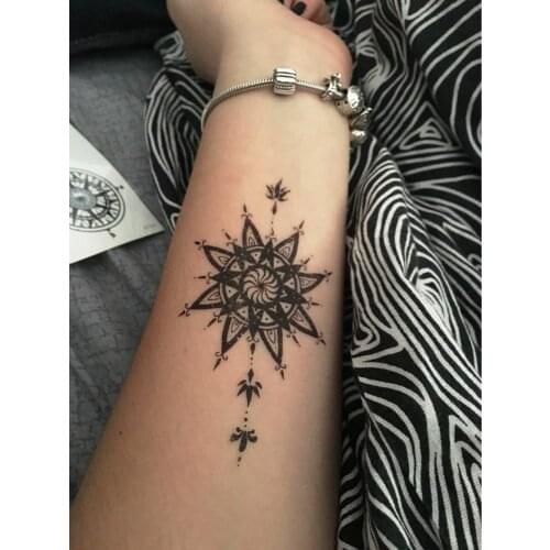 Waterproof Temporary Tattoo ancient Classical totem star tatto stickers flash tatoo fake tattoos for girl men