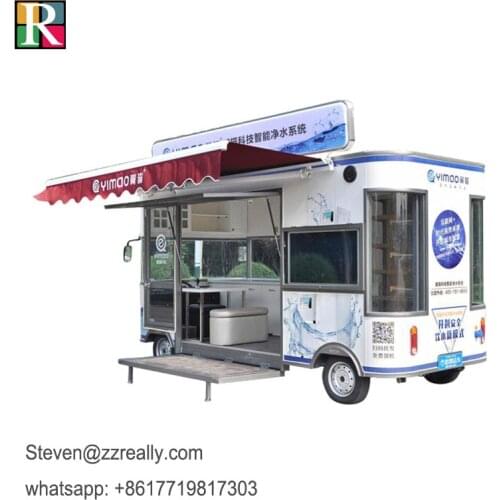 Exhibition truck Mobile fast electric food truck for sale europe food truck fast