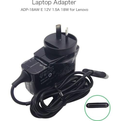 100% Original 12V 1.5A 18W AU Plug Laptop Charger For Lenovo ADP-18AW E 36200008 MIIX 10 IDEAPAD Y1011 IDEAPAD 10.1 Inch Tablet