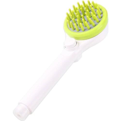 2 In 1 Pet Bathing Tool Dog Sprayer Scrubber Grooming Shower Head Brush Cleaning Washing Brush High-quality Rubber Massage Brush