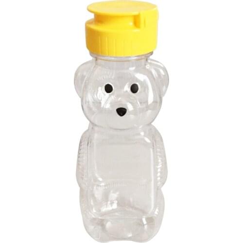 30Pcs Squeeze Bottle Soft Plastic Containers for Food 240ML Honey Condiment Ketchup Jam Sauce Bottle Dispenser