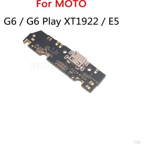 50PCS/Lot For Motorola MOTO G6 Play XT1922 E5 USB Charging Dock Board Charge Socket Jack Port Connector Flex Cable