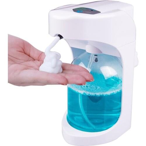 500ml Automatic Foam Soap Dispenser Wall Mounted Liquid Soap Dispenser Smart Sensor Touchless Bathroom Kitchen Foam Dispensers