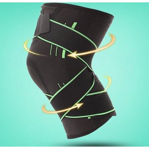 Bandage Knee Running Cycling Elastic Knee Brace Support Sport And Fitness Knee Pad Sleeve Compression Basketball Volleyball